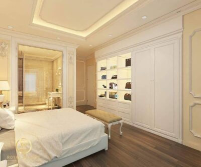 thiết kế nội thất chung cư tân cổ điển 2 phòng ngủ